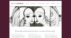 Desktop Screenshot of katiefarris.net