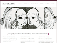 Tablet Screenshot of katiefarris.net